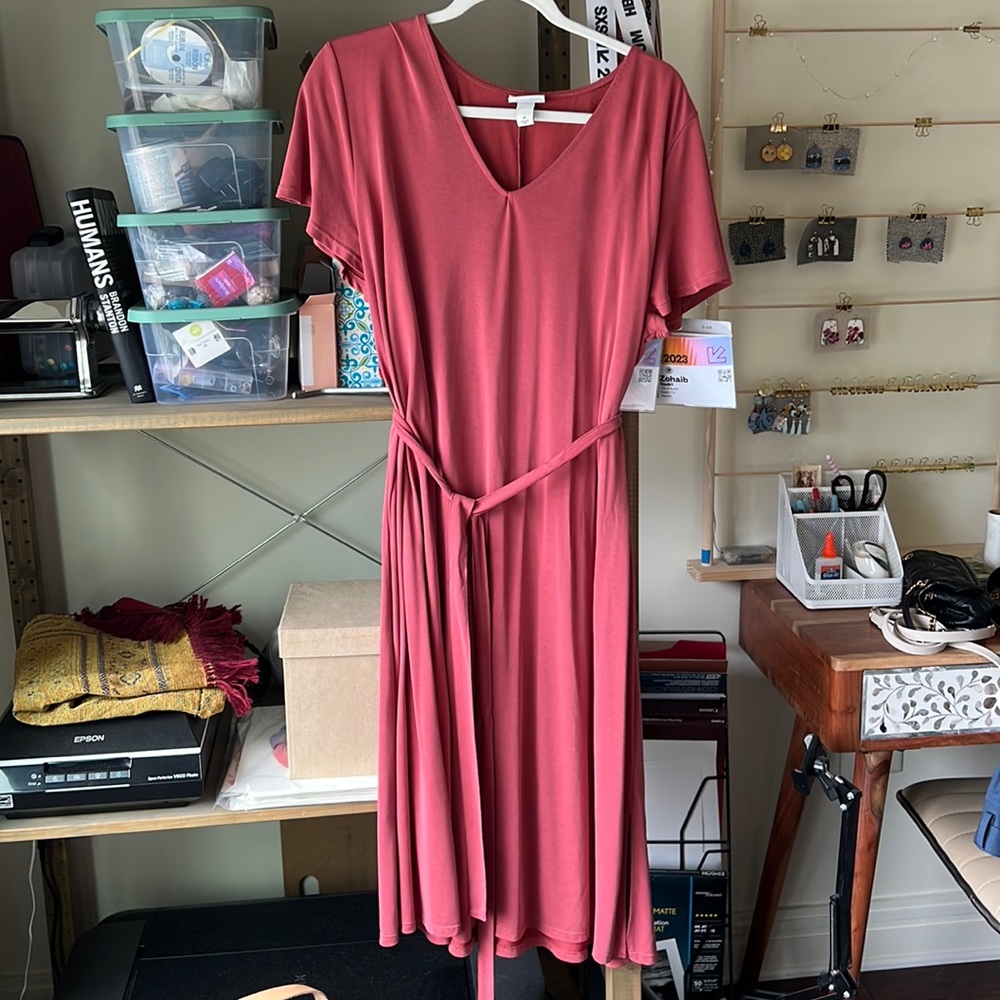 AVA & VIV target dress pinky mauve